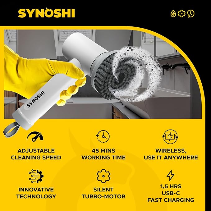 Synoshi Power Spin Scrubber