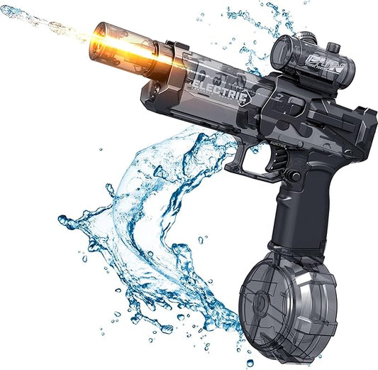 Elektryczny pistolet na wodę z podświetleniem