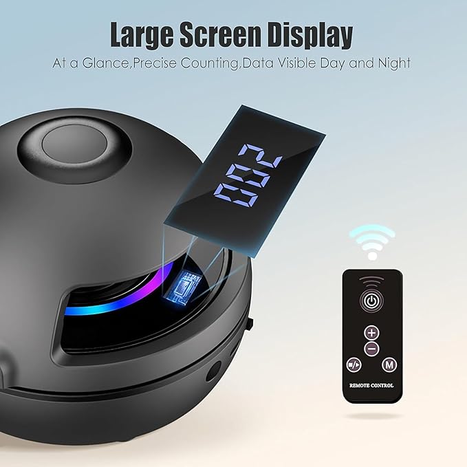 Inteligentna maszyna do skakania bezprzewodowego z Bluetooth i wyświetlaczem LED