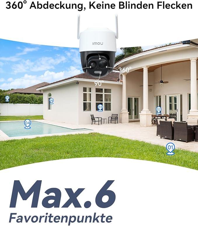 Imou 2K Solar Surveillance Camera Outdoor
