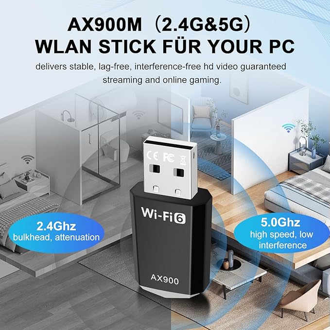 RUIZHI AX900Mbs Wi-Fi Stick