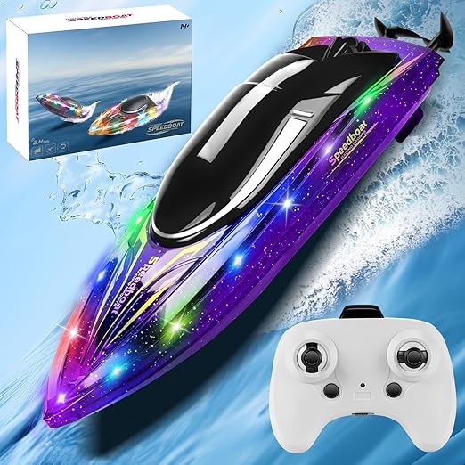 Black Ghoda RC Boat z LED