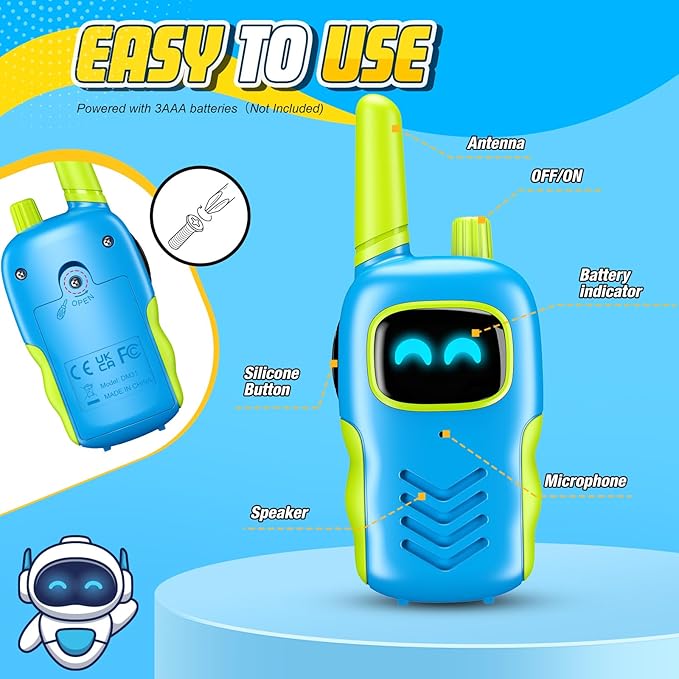 Grriopi Walkie Talkies dla dzieci