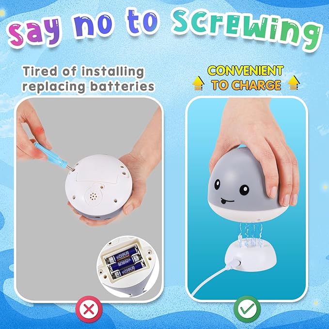 Gigilli Baby Whale Bath Toy