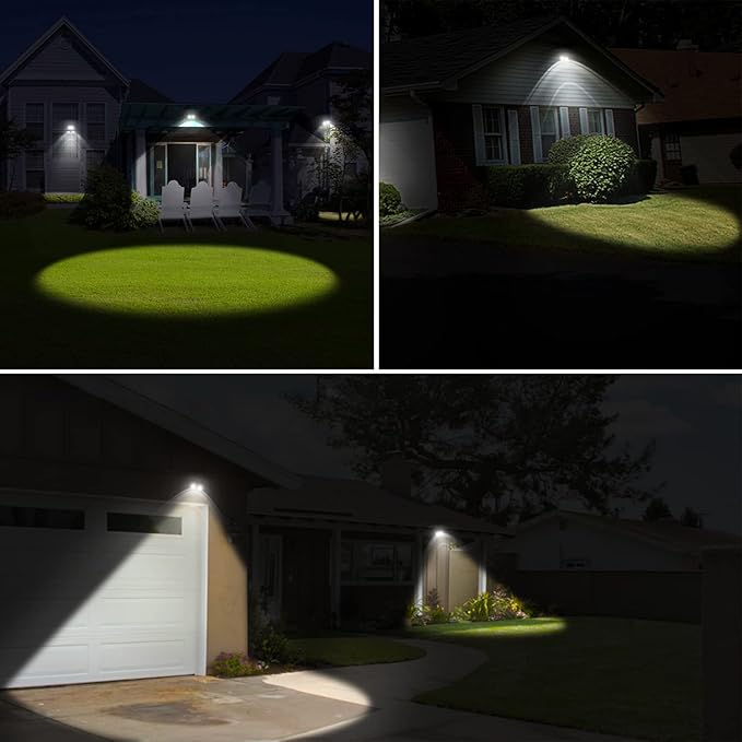 Solarna lampa ścienna LED