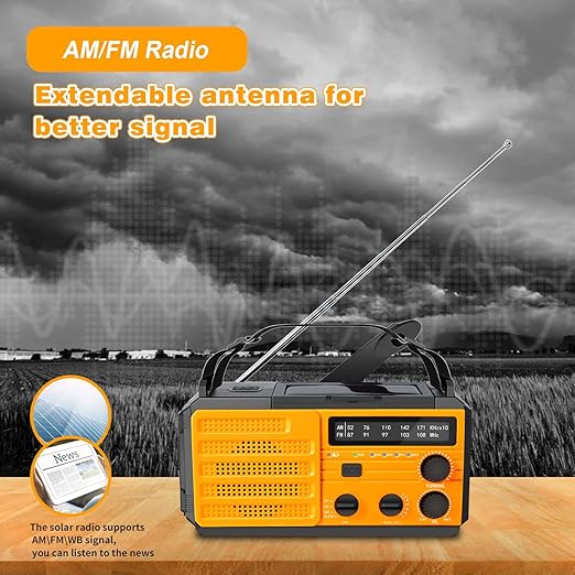 UBEIYI 8000mAh radio