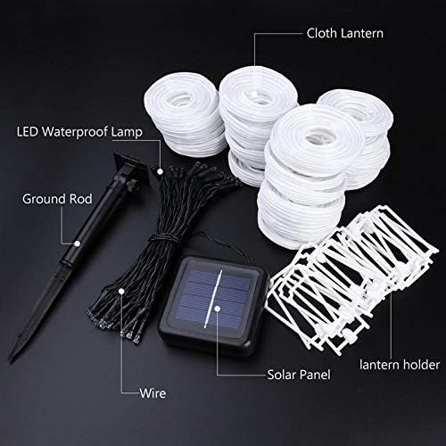 Hann® Solar LED Fairy Globe String Lights