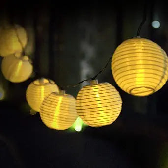 Hann® Solar LED Fairy Globe String Lights