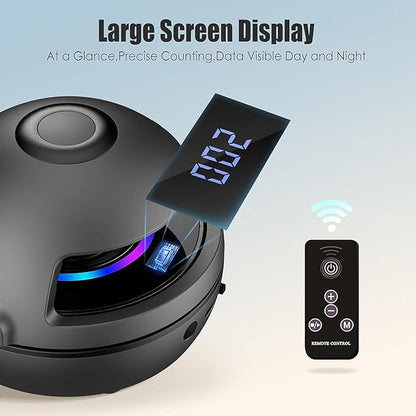 Inteligentna maszyna do skakania bezprzewodowego z Bluetooth i wyświetlaczem LED