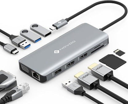 NOVOO USB-C Hub 11-w-1