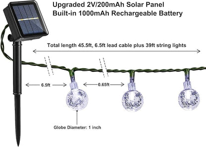 Solarne lampki ogrodowe